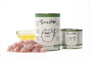 GUSSTO - Fresh Chicken - dla kotów - 200g